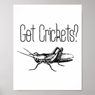 Poster Amantes de insetos grilo Entomologia Criatura rast