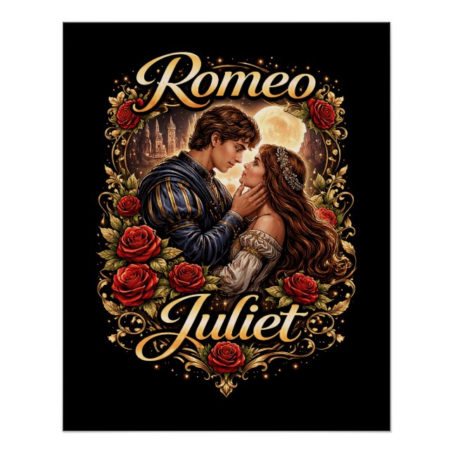 Póster Amantes de Verona ao Luar (Frente)