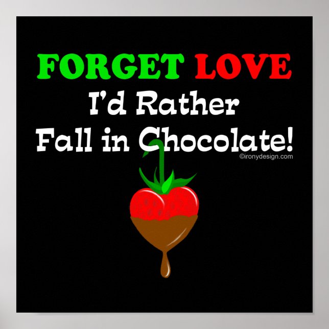 Póster Amantes do chocolate (Frente)
