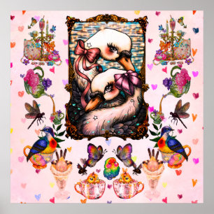 Poster Amantes do cisne