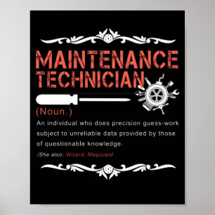 Poster Amantes Mecânicas Definição do Técnico de Manu