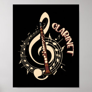 Poster Amantes Musicais Clarinet