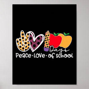 Poster Amar 100 Dias De Escola