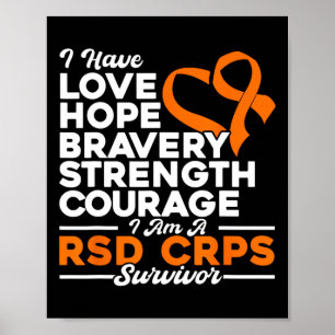 Poster Amar Esperança Força De Bravura Rsd Crps Consciênc