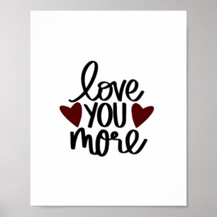 Poster Amar Você Mais Design Minimalista Sincero