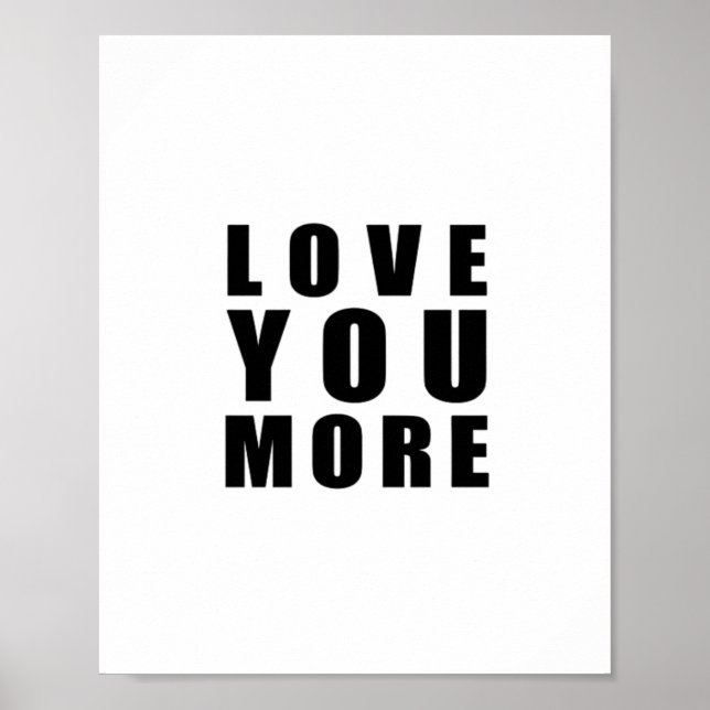 Poster Amar Você Mais Design Mínimo Uplificador (Frente)