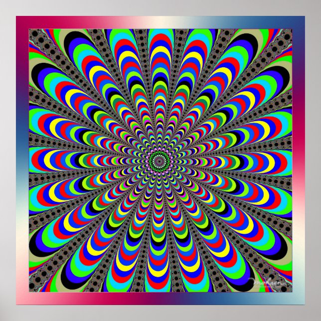 Poster Amarelo dançante (Frente)