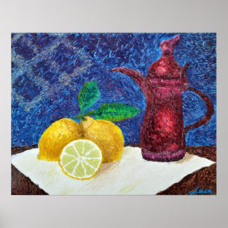 Póster Amarelo-limão