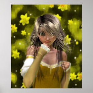 Póster Amarelo maduro