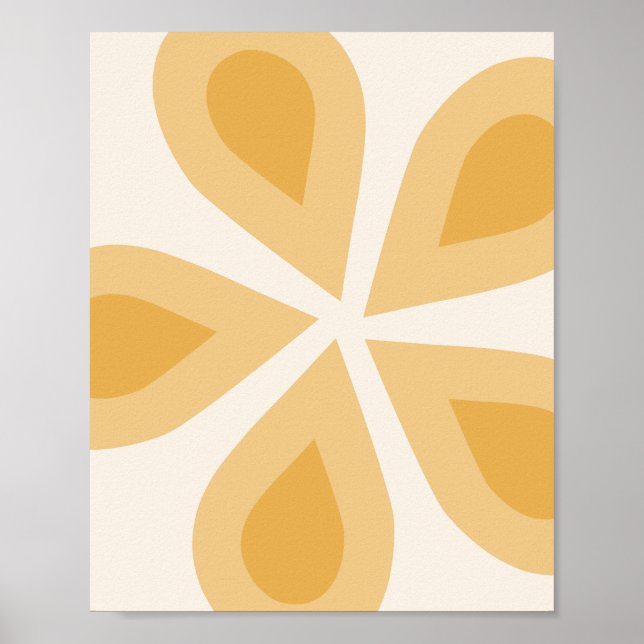 Poster Amarelo-mostarda (Frente)