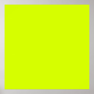 Poster Amarelo Neon, alta visibilidade