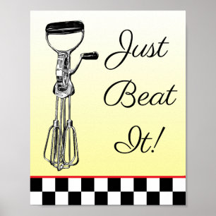 Poster Amarelo, Preto e Vermelho Bate no Sinal