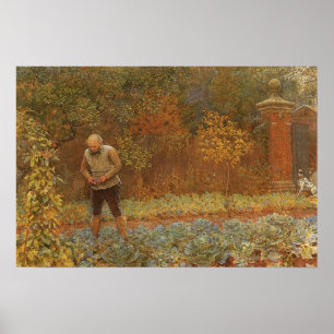 Poster Amateur (Coachman & Cabbages) by Frederick Walker