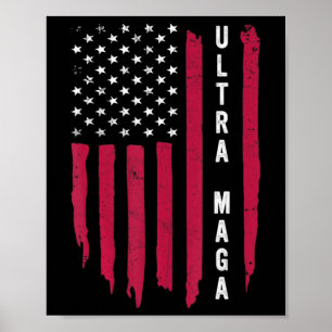 Poster Amazing Going Out Made In USA Black American Flag 