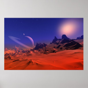 Poster Ambiência singular - arte do espaço