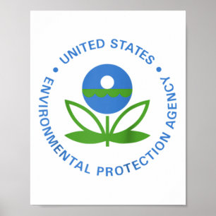 Poster Ambiente De Logotipo Epa Da Agência De Proteção Am