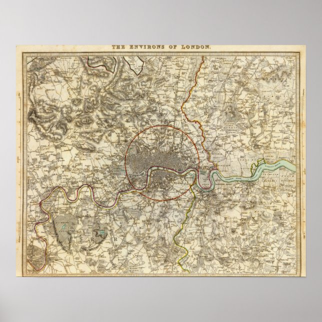 Poster Ambientes de Londres (Frente)