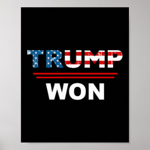 Poster (ambos os lados) Engraçado Trump ganhou Mães de li