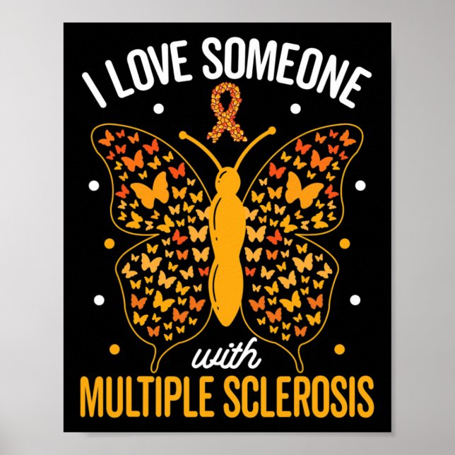 Poster Ame Alguém Com Esclerose Múltipla (Frente)