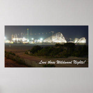 Póster Ame aquelas noites de Wildwood!