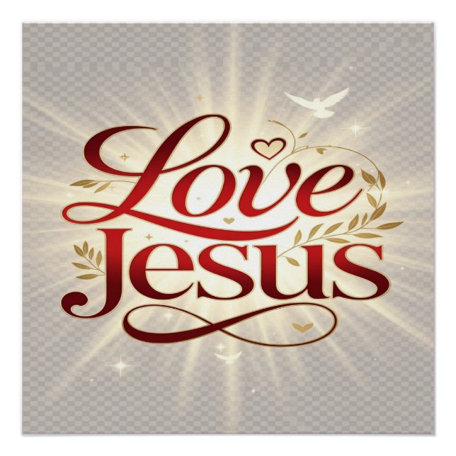 Póster Ame Jesus (Frente)