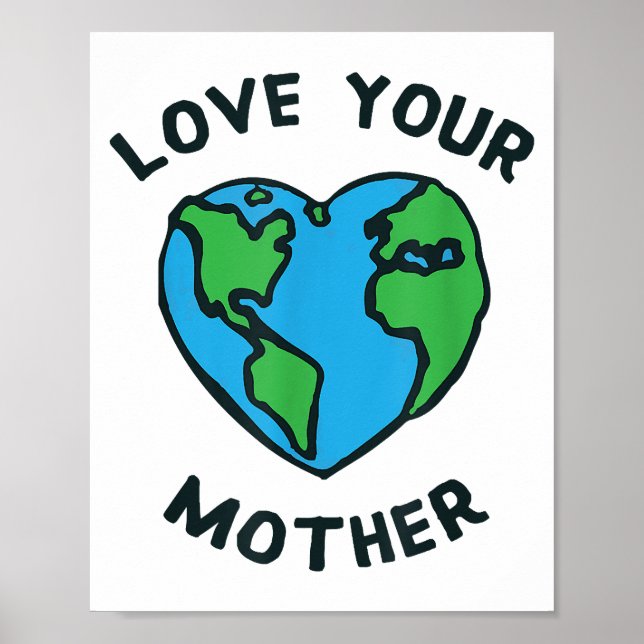 Poster Ame o Coração da Mãe Terra (Frente)