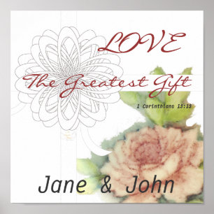 Poster Ame o grande presente Poster-Personalizam