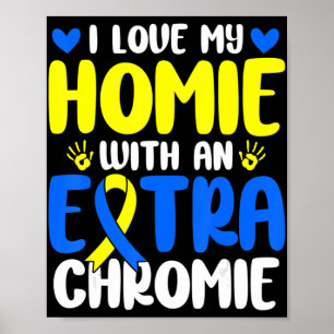 Poster Ame O Meu Homie Com A Síndrome De Chromie Extra Pa