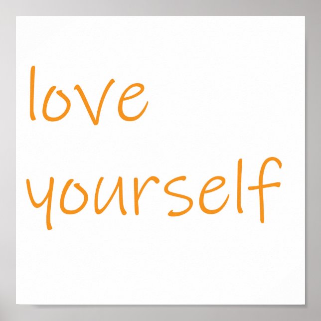 Poster "Ame-se" (Frente)