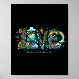 Poster Ame Sua Mãe Professora Natureza Salve Todos Os Dia