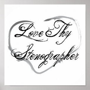 Póster Ame Thy Stenographer
