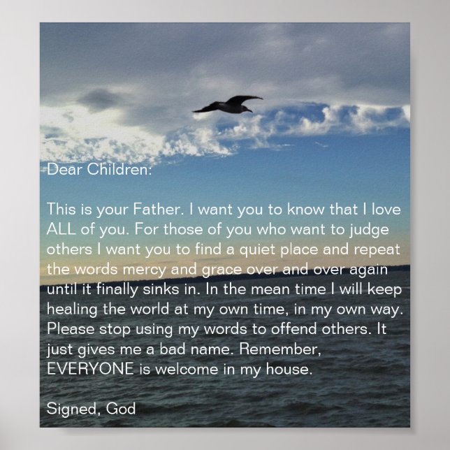 Póster Ame um ao Outro por Tom Krause (Frente)