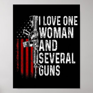 Poster Ame Uma Mulher e Várias Armas Marido Engraçado