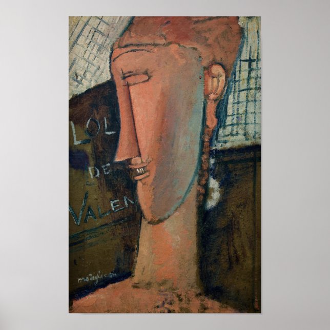 Poster Amedeo Modigliani - Lola de Valence (Frente)