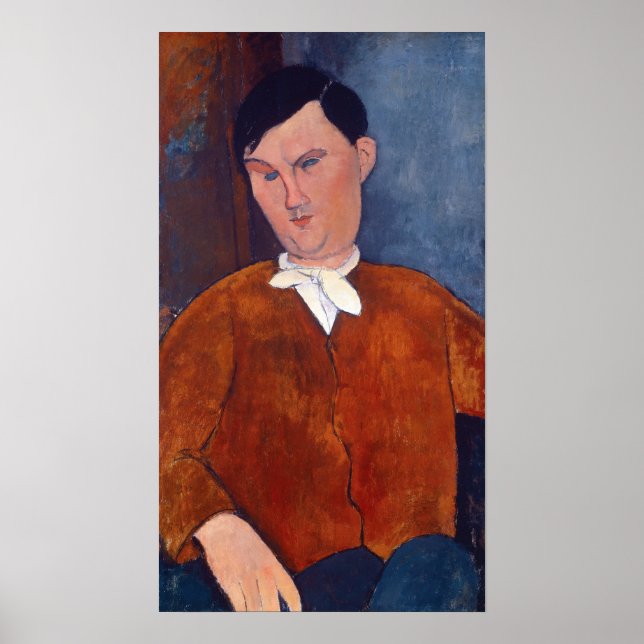 Poster Amedeo Modigliani - Monsieur Deleu (Frente)