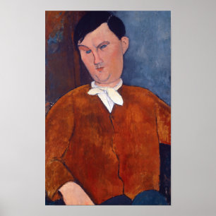 Poster Amedeo Modigliani - Monsieur Deleu