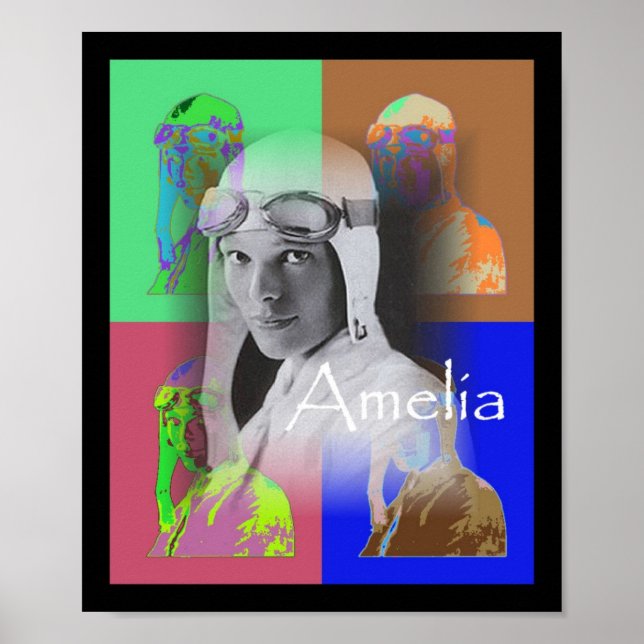 Poster Amelia Earhart (Frente)