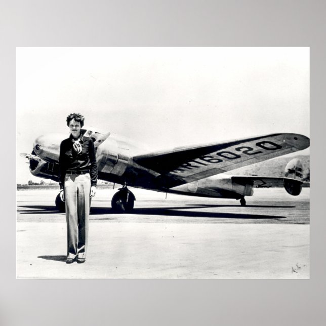 Poster Amelia Earhart (Frente)