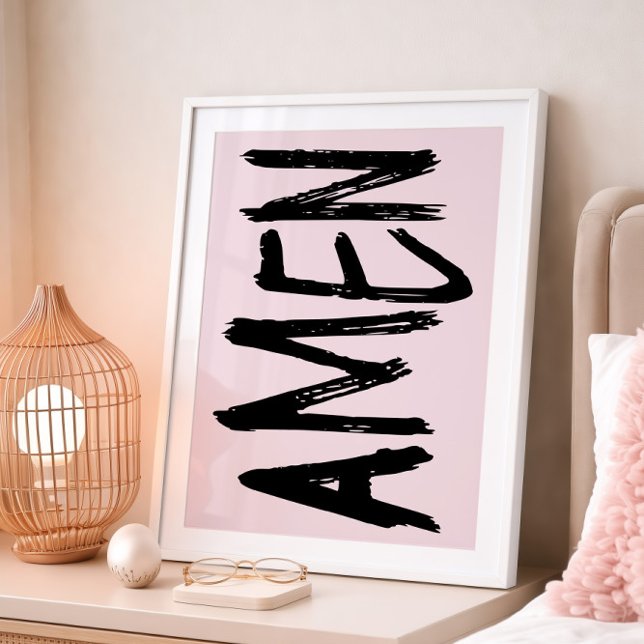 Poster Amen Modern Brush  (Criador carregado)