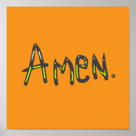 Poster Amen, Seja Assim