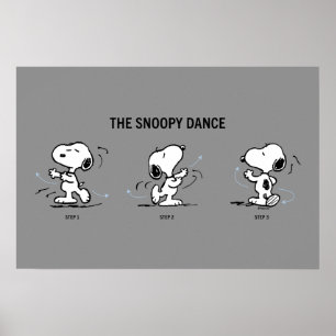 Poster Amendoins A Dança do Snoopy