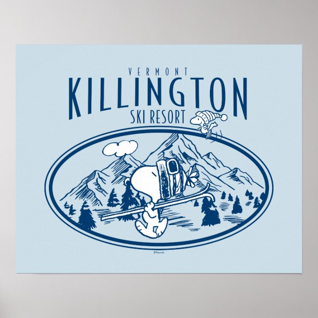 Poster Amendoins | Killington Ski Resort Vermont (Frente)