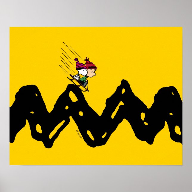 Poster Amendoins | Passeio Snoopy & Linus (Frente)