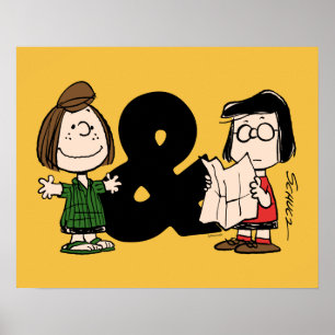 Poster Amendoins   Peppermint Patty & Marcie