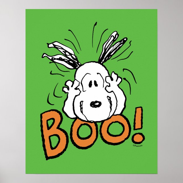 Poster Amendoins | Snoopy Boo (Frente)