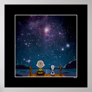 Poster Amendoins Snoopy & Charlie Brown Estrelando Obse