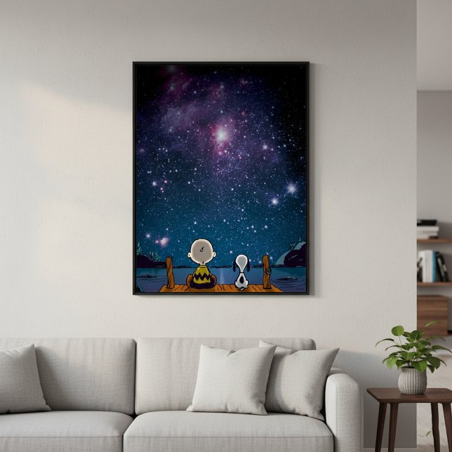 Poster Amendoins | Snoopy & Charlie Brown Star Watching (Criador carregado)