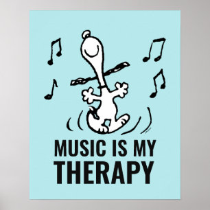 Poster Amendoins   Snoopy Dancing