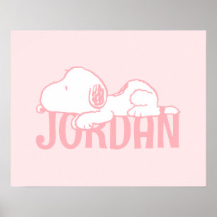 Poster Amendoins Snoopy Pastel