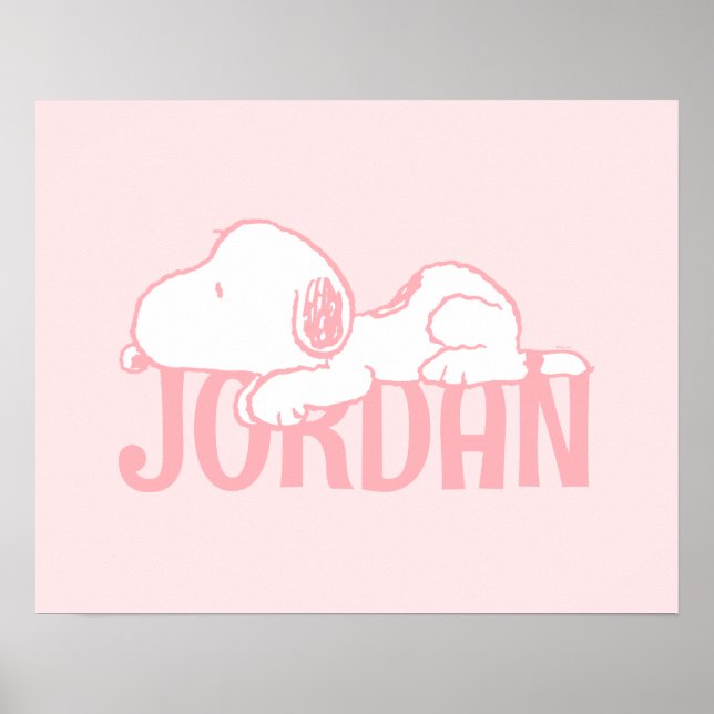 Poster Amendoins | Snoopy Pastel (Frente)